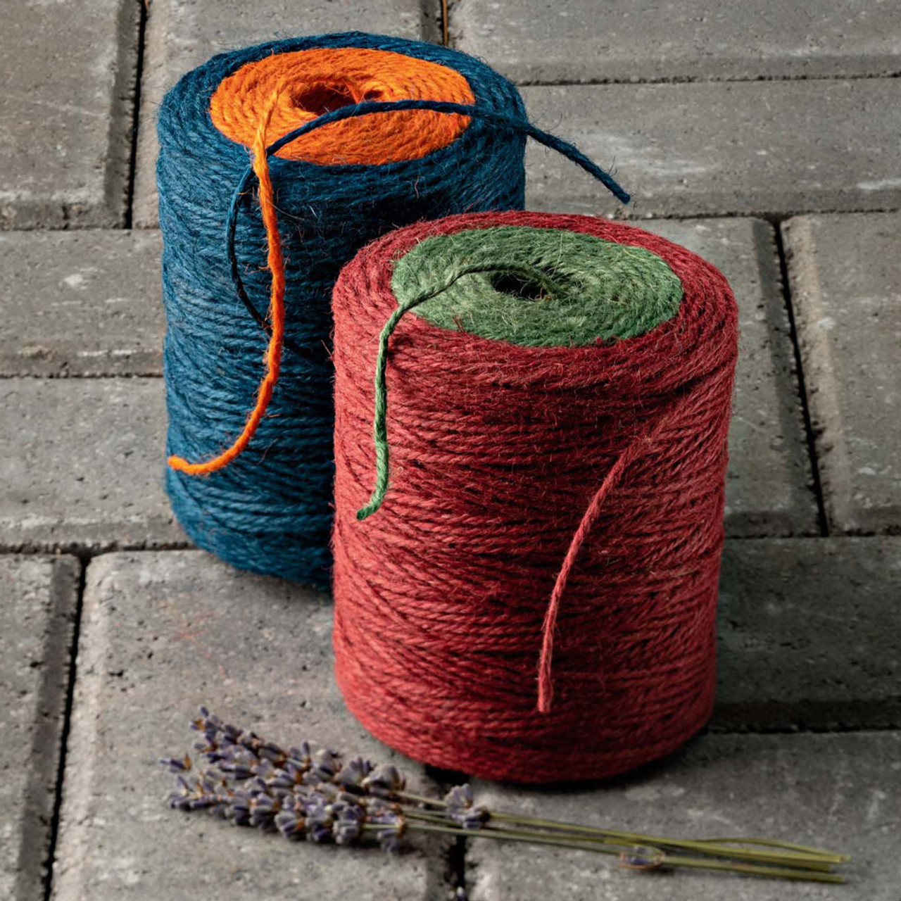 Dual-Colored Jute Twine