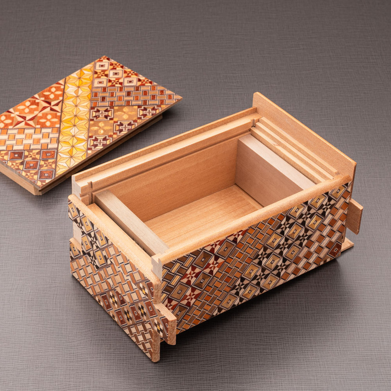 21-Step Secret Puzzle Box Made in Japan