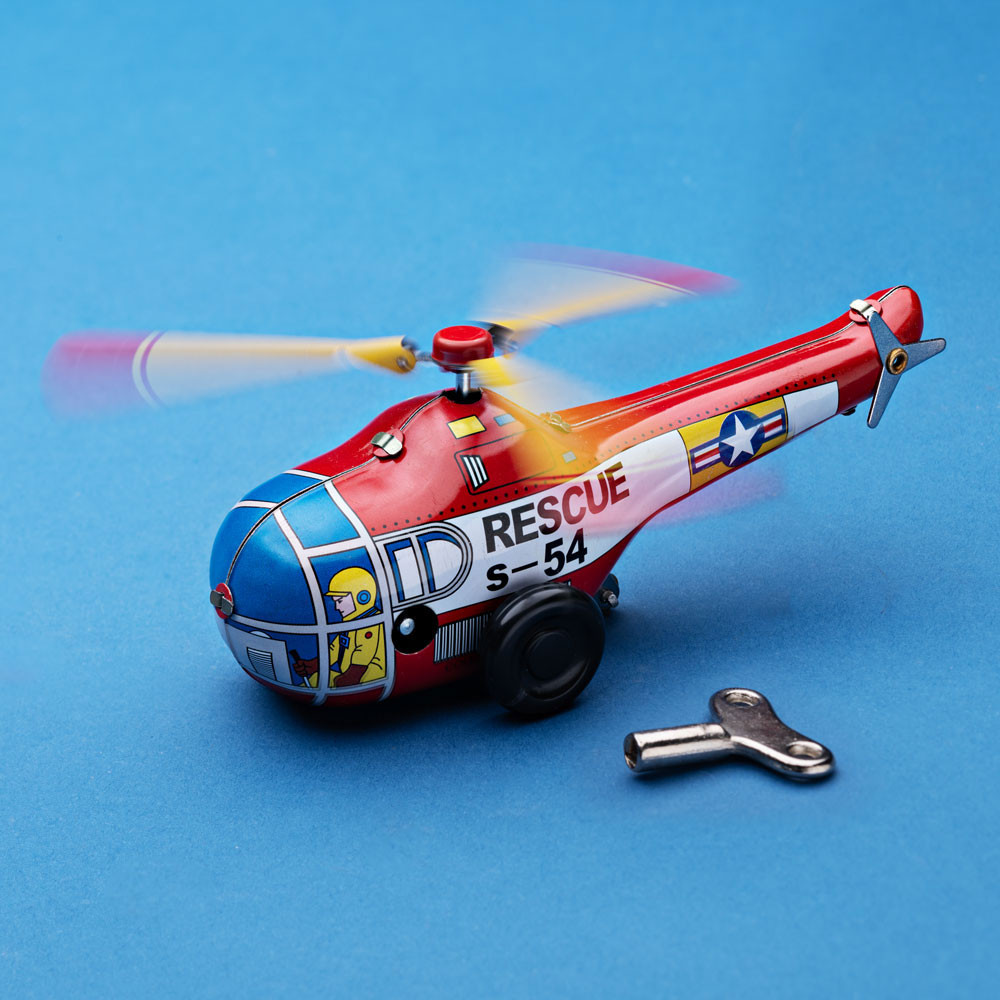 Monarch Irreplaceable a cup of wind up helicopter toy bronze Record Pay tribute