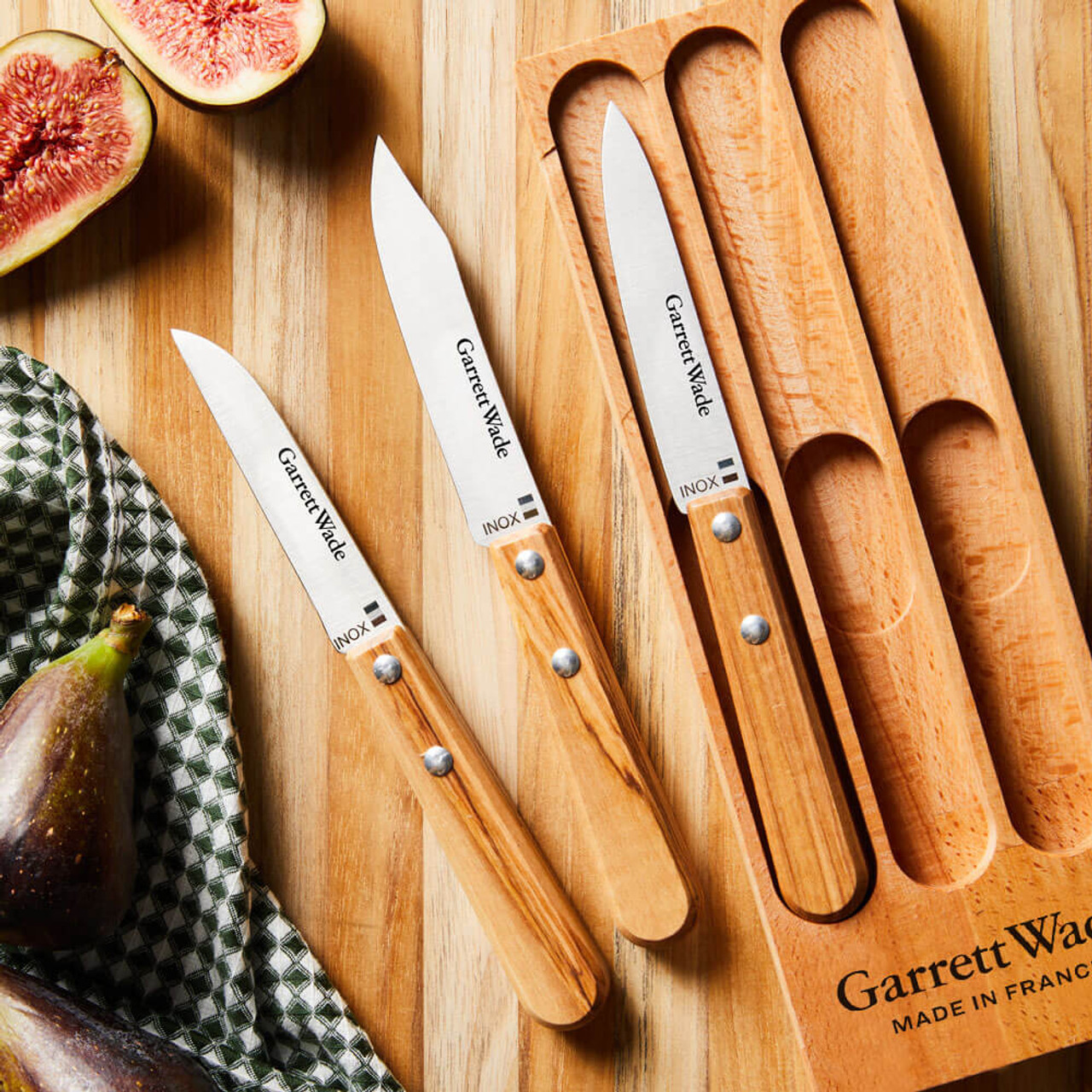 Olivewood Paring Knife Set