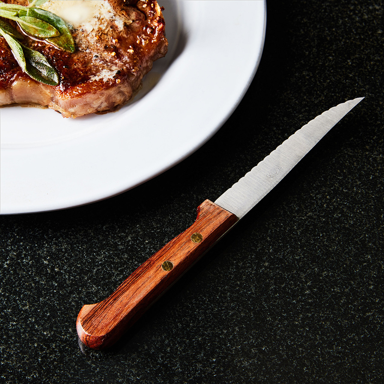 Steak Knife Serrated Plastic Handle - Fante's Kitchen Shop - Since 1906