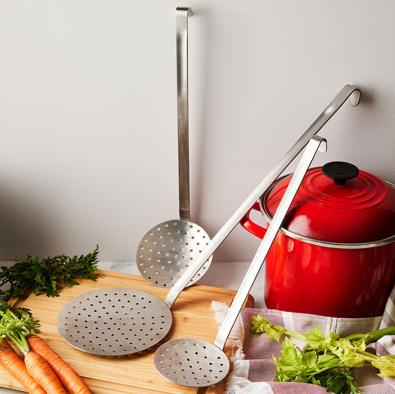 Stoneware Strainer Spoon