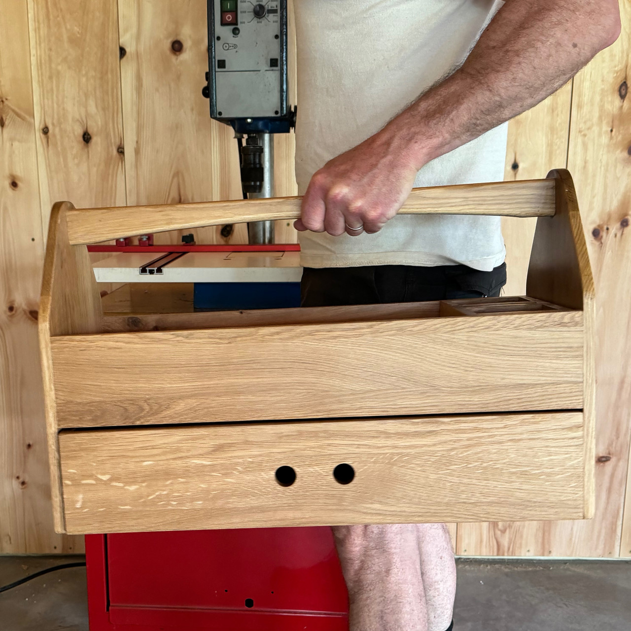 Old World Oak Tool Carrier - Garrett Wade