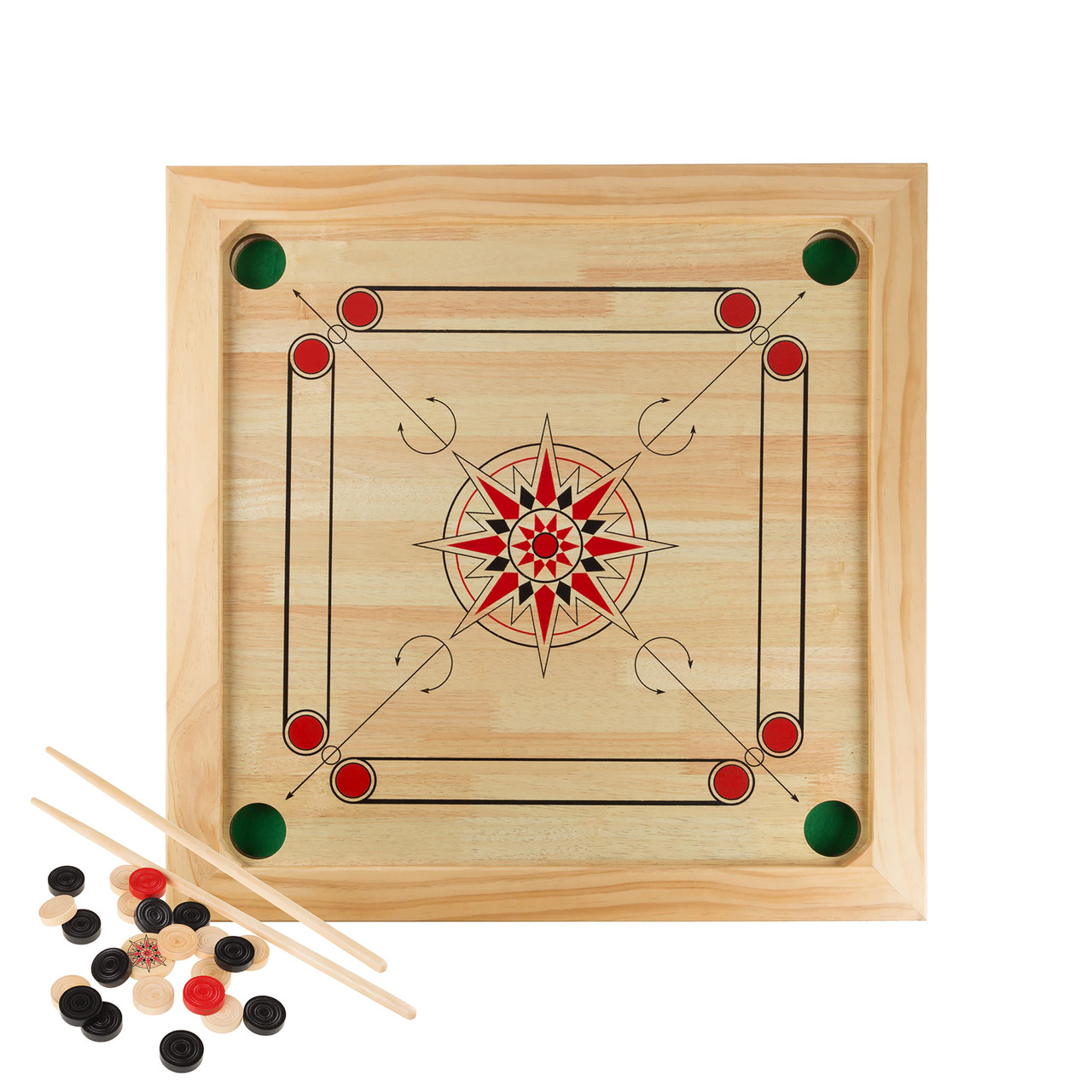 ボードゲーム carrom board Carrom Board Game - Garrett Wade