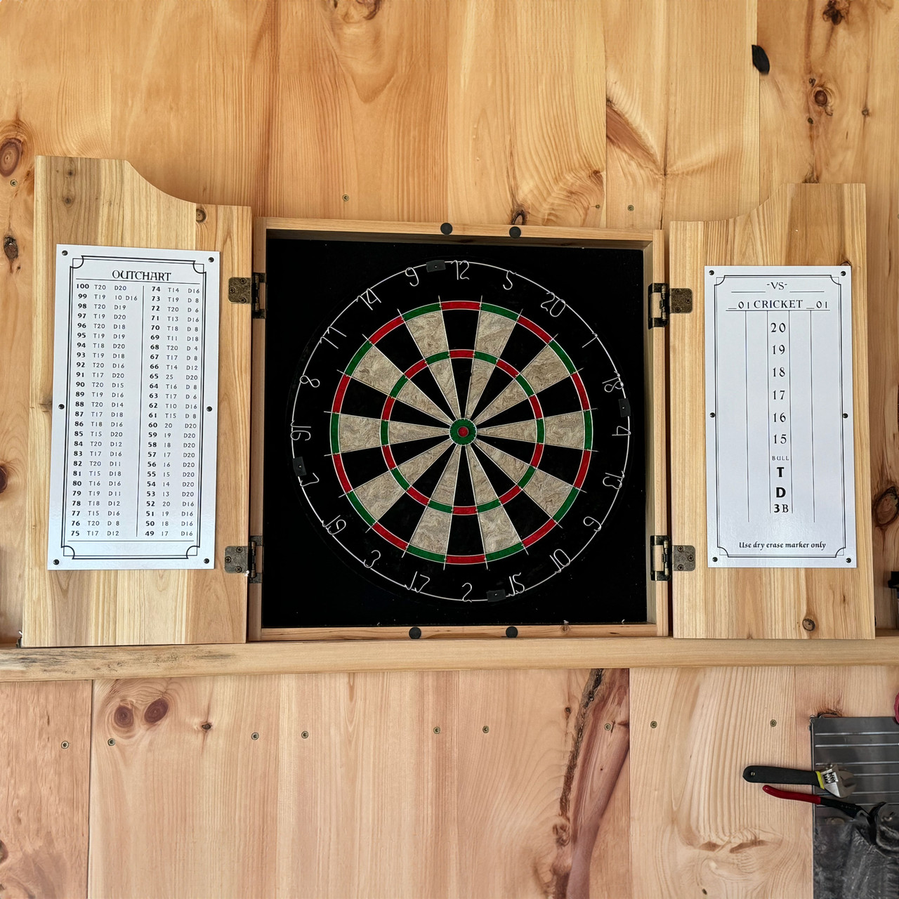pub ＆ lodging wood darts case New miniture