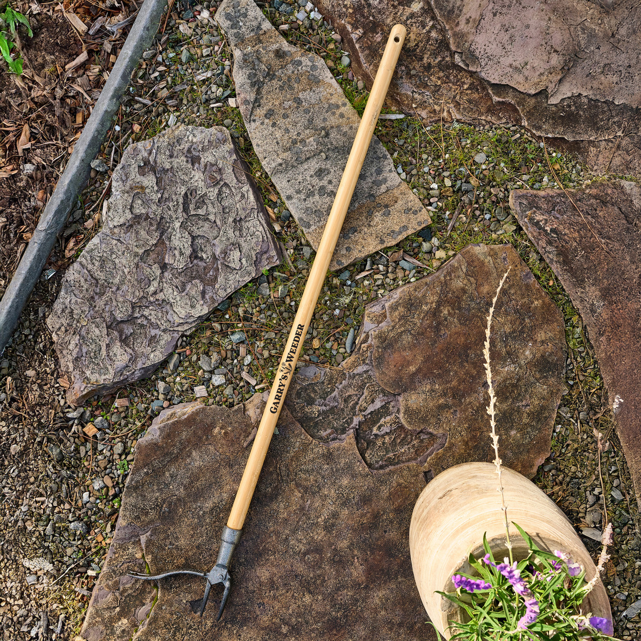 Bamboo handle and cast steel head