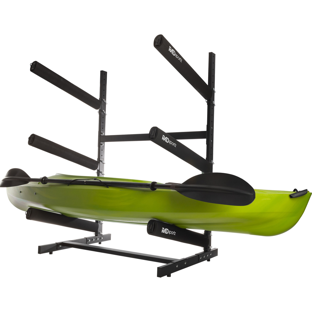 Freestanding Outdoor 3-Level Kayak and Canoe Rack Garrett Wade