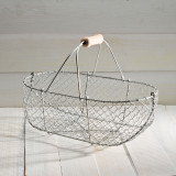 Medium steel galvanized basket