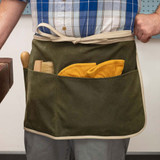Olive Waxed Canvas Apron