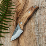Ergonomic Olivewood Skinner Knife