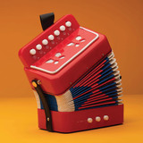 Children's Red Accordion