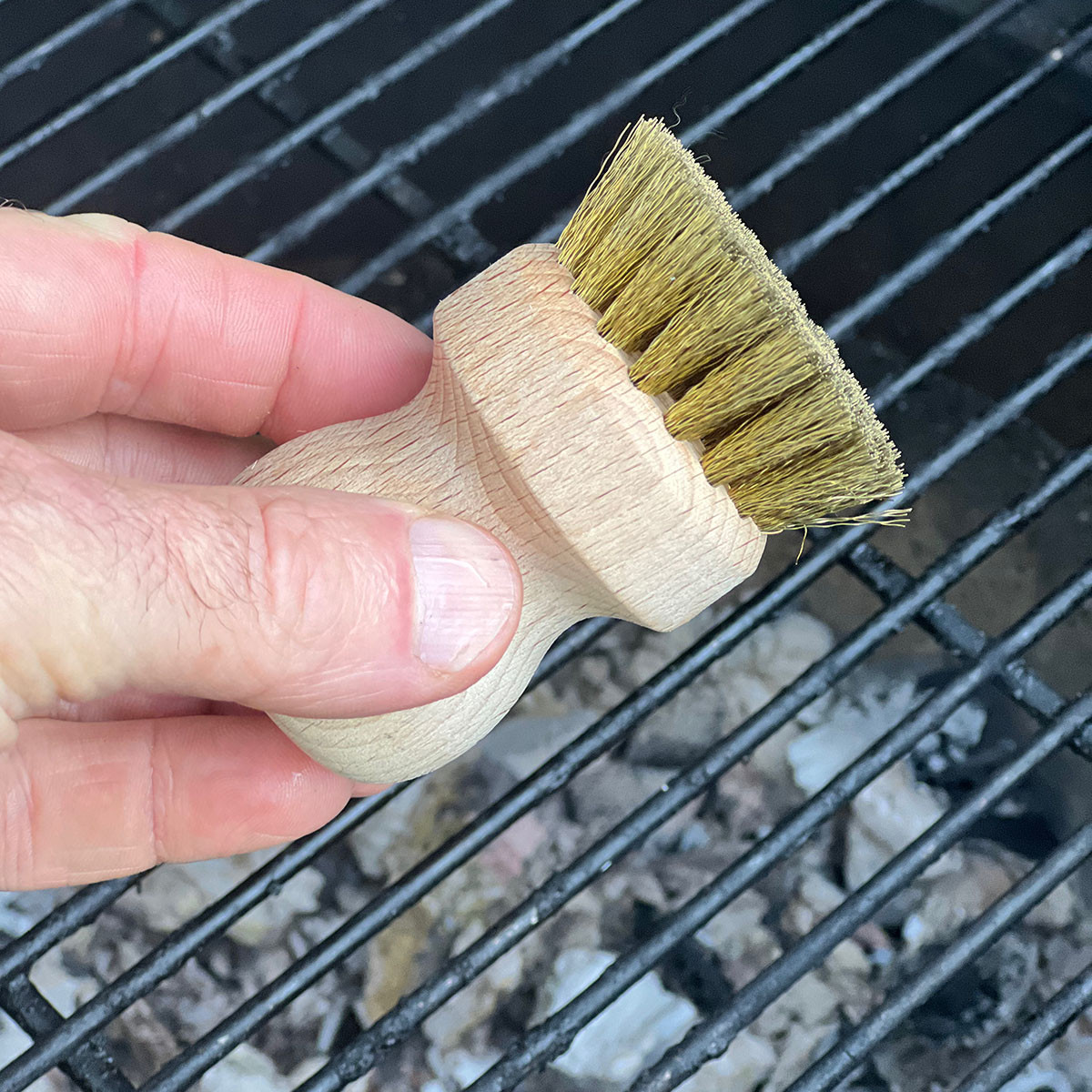 Tough and Safe Brass BBQ Grill Cleaning Brush