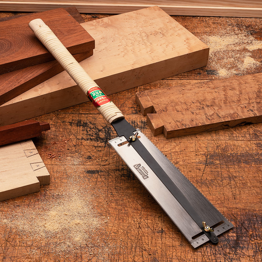 Japanese Ryoba Saw with Adjustable DepthStop