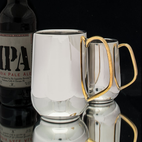 Small & Large Stainless-Steel Mug Set