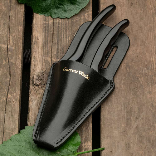 black leather sheaths made in France