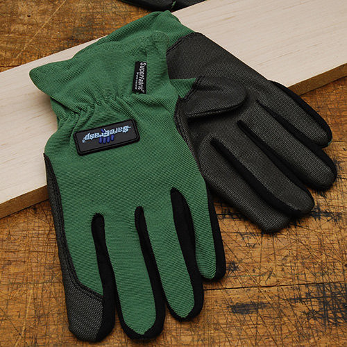 Green Safety Garden Gloves - Extra-Large