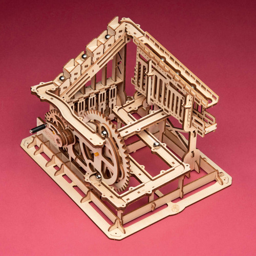 3D Wooden Marble Run Puzzle