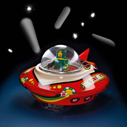 Windup Tin Flying Saucer