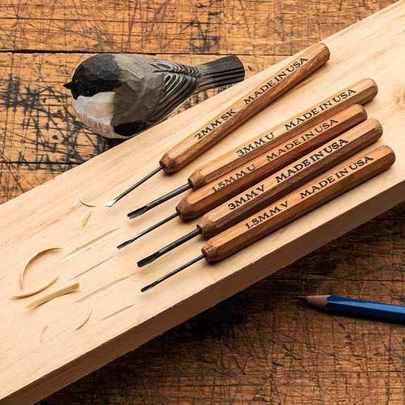 Set of 5 Micro-Carving Tools