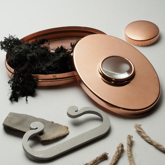Copper Tinder Box and Fire Starter Kit