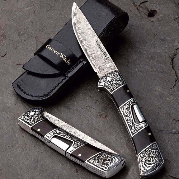 Damascus Blade Knife with Sheath