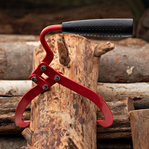 One-Handed Log Tongs