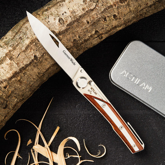 Ipe Wood Folding Pocket Knife