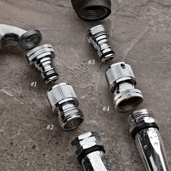 Quick-Release Chrome Hose Fittings