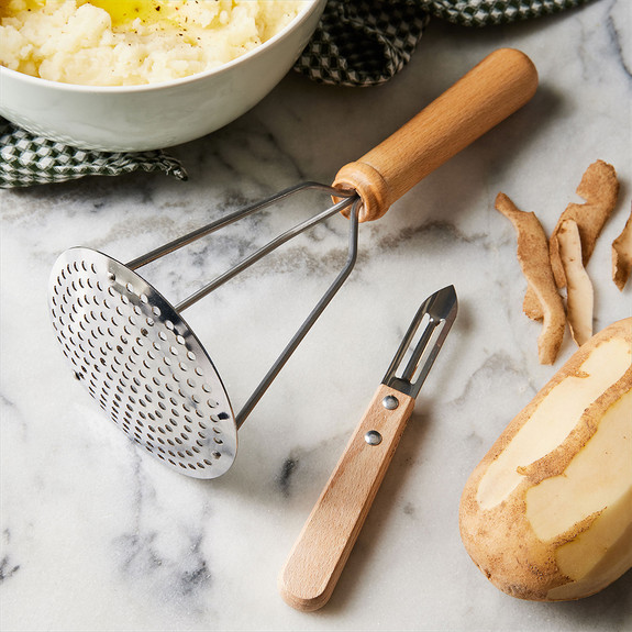 Iconic 2-Piece Veggie Peeler & Potato Masher Set