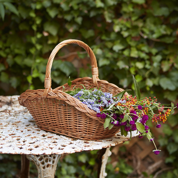 Handwoven Wicker Garden & Home Basket