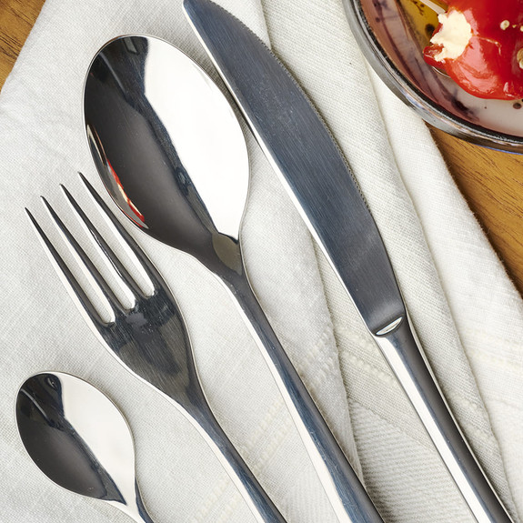 4-Piece Stainless Steel Elegant Flatware Set