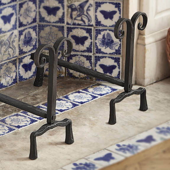 Cast Iron Fireplace Andirons