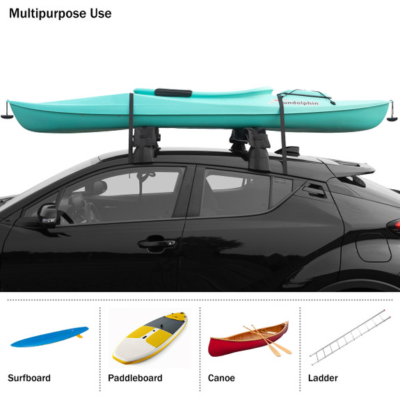 Universal Roof Rack Set for Kayaks and Canoes