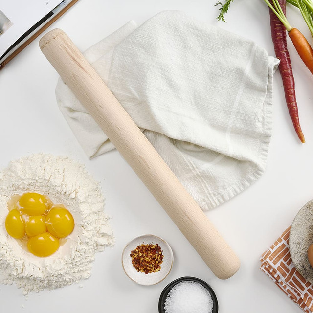 Italian Beechwood Smooth Rolling Pin
