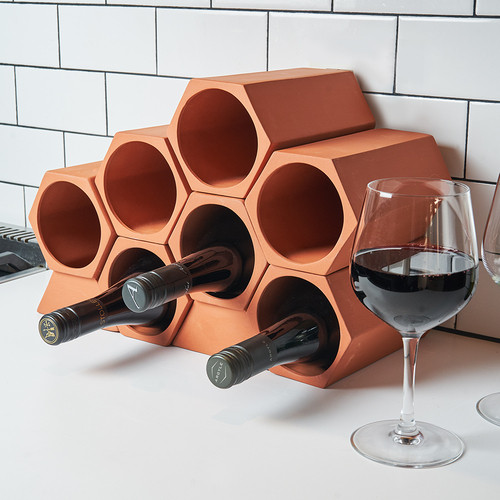 Terracotta Wine Storage Rack Garrett Wade