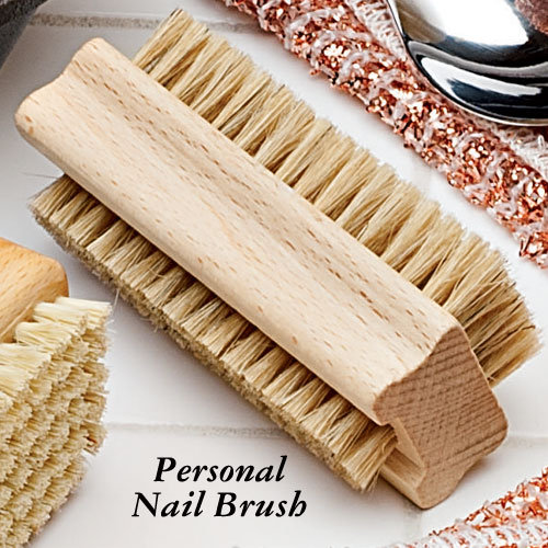 Eco-Friendly Fingernail Scrub Brush - No Plastic - Wood & Boar Hair – Zero  Waste Outlet