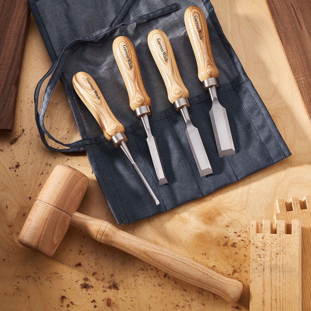 Chisels and Wooden Joinery Mallet Set