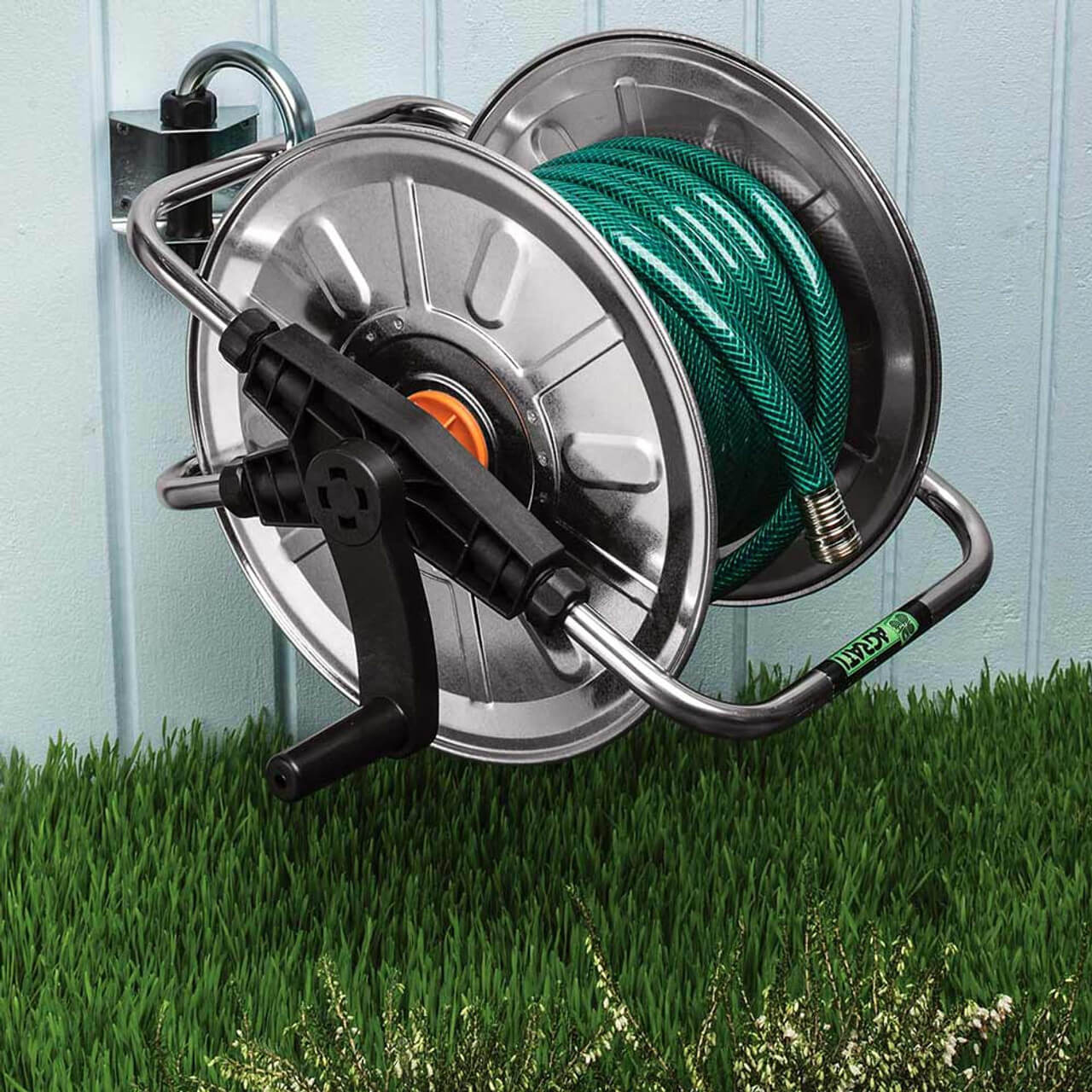 Italian Made 180˚Swinging Wall-Mounted Hose Reel