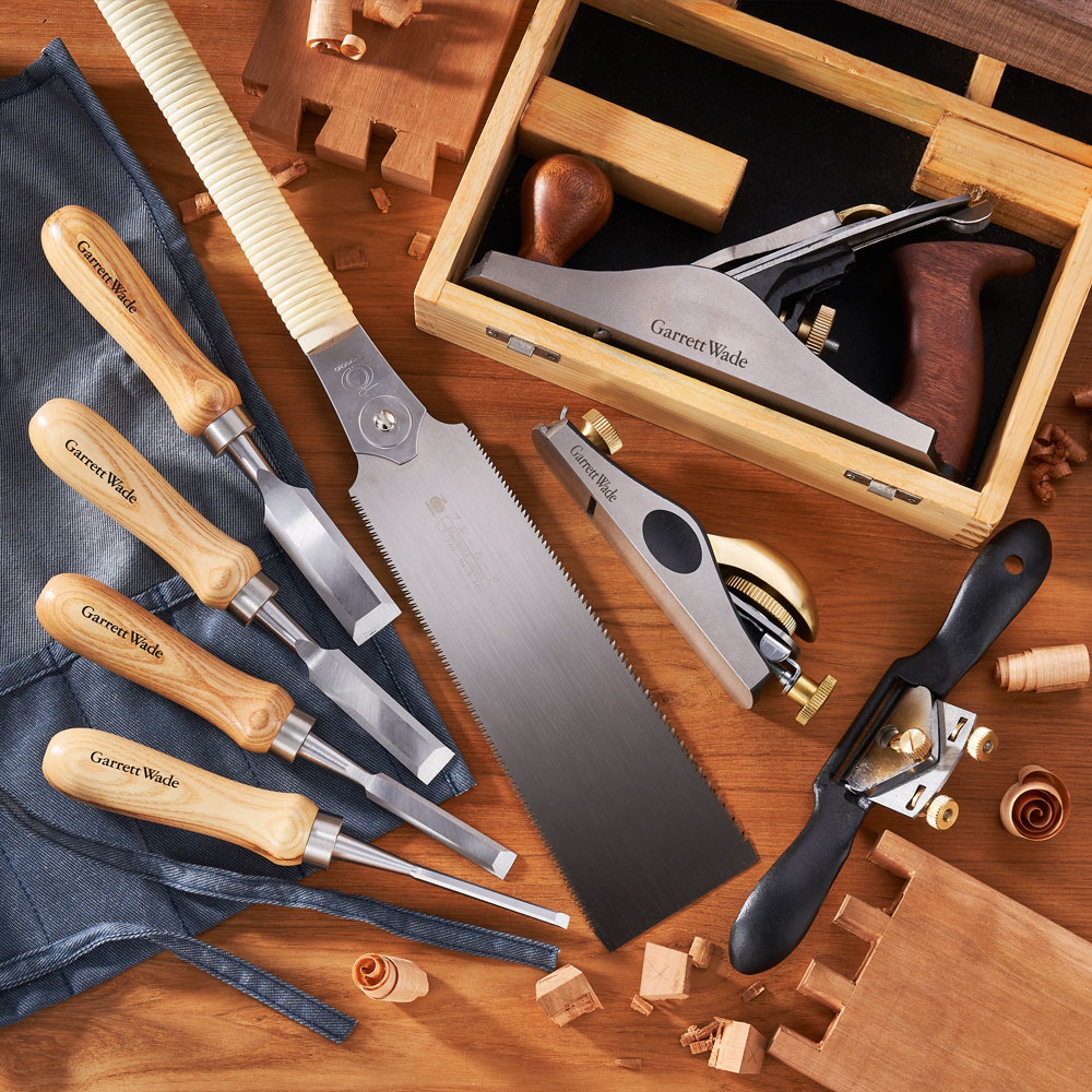 Woodcraft tool kit including the The Wood River spokeshave