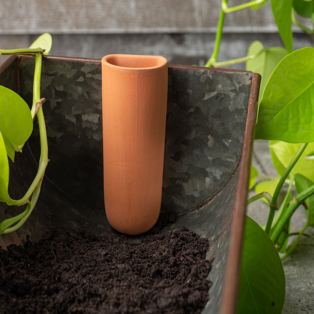 The Olla Company | Olla Classic Large – Clay Watering Pot with lid | Terra  Cotta Clay Irrigation Pots| Self Watering Ollas While on Vacation