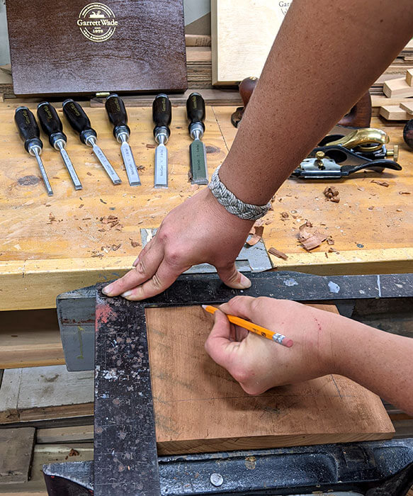 Step 2: Draw V-Shaped Channel