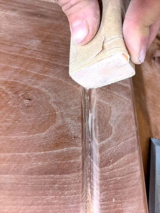 Step 5: Finish Sanding Edges