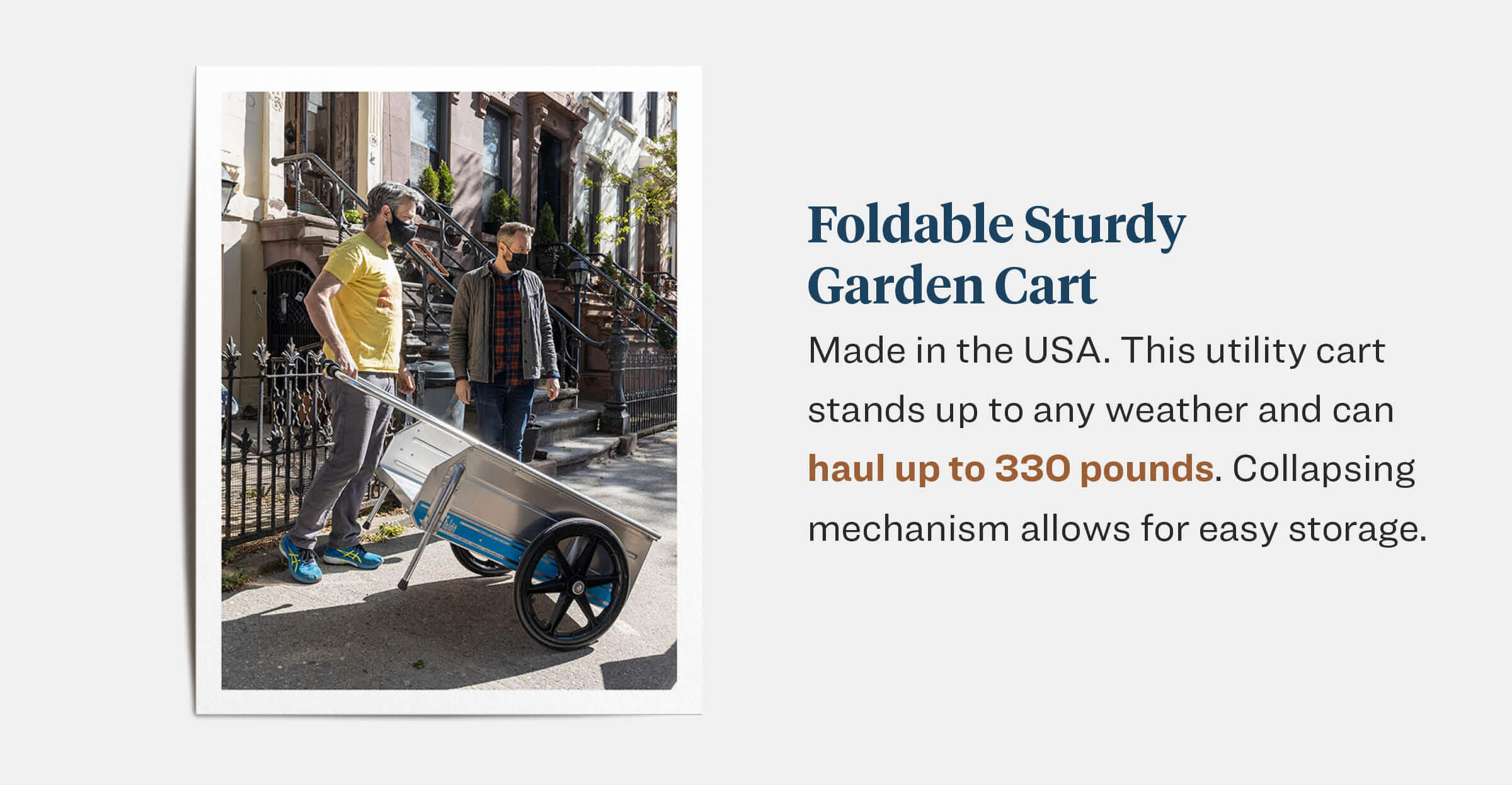 Foldable Sturdy Garden Cart