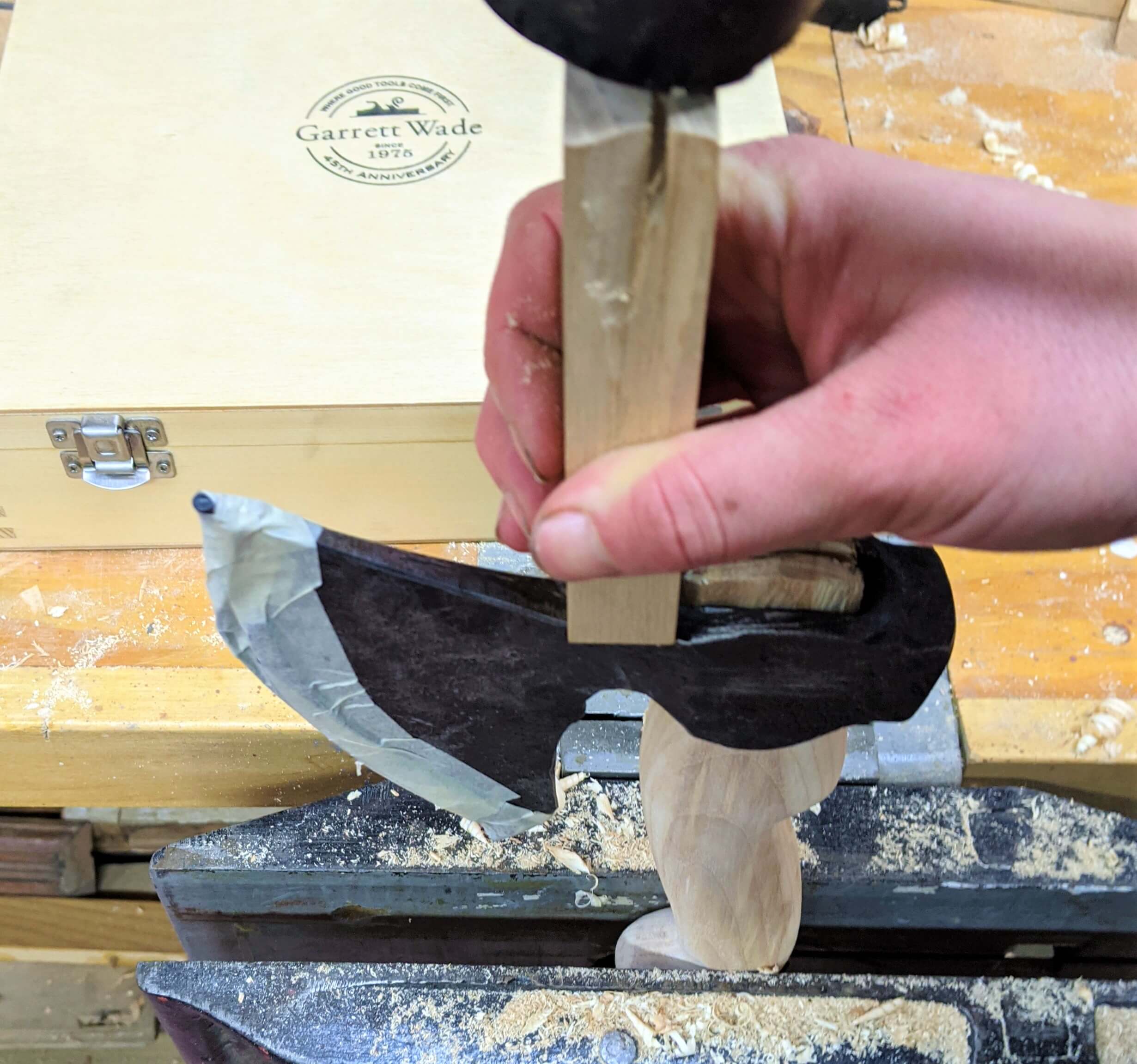 Step 7a - Haft the Hatchet