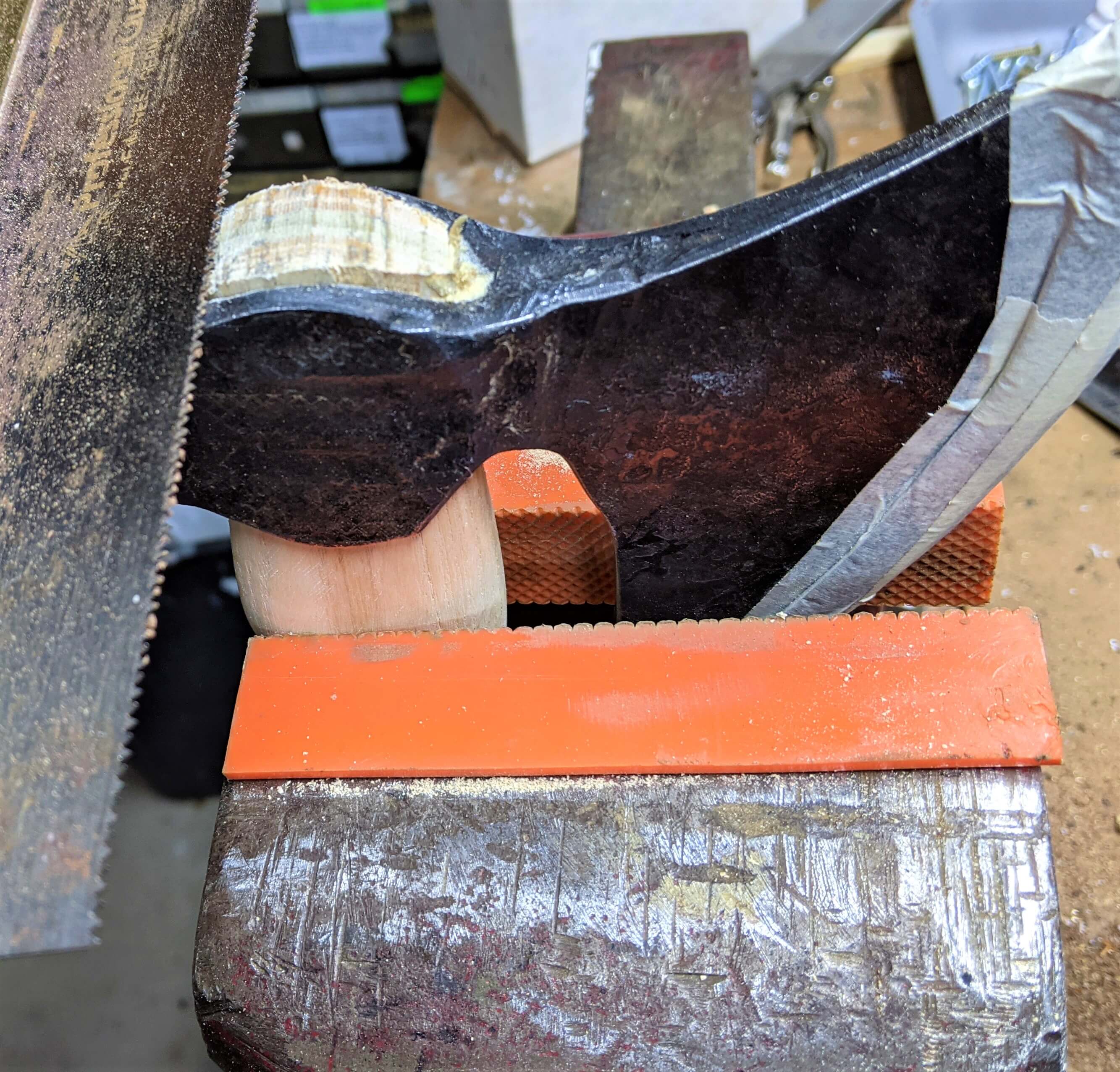 Step 7c - Haft the Hatchet