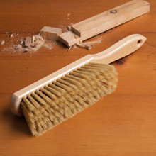 Horsehair Bench Brush with Hang-up Hole - Heavy Duty Chair & Table Duster