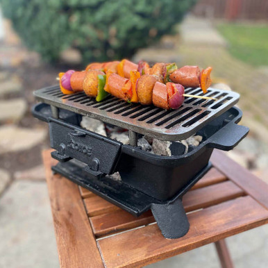 Lodge Sportsman's Hibachi-Style Charcoal Grill 