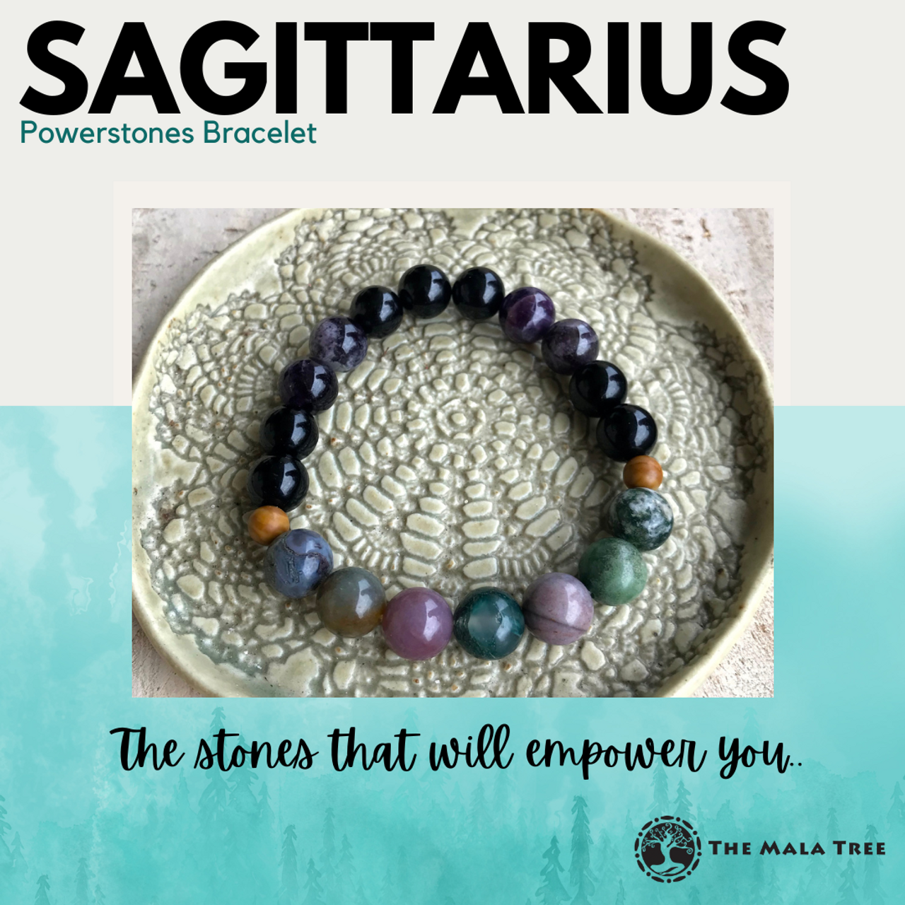 Sagittarius Bracelet Zodiac Set - Zodiac Kit - Magic Crystals