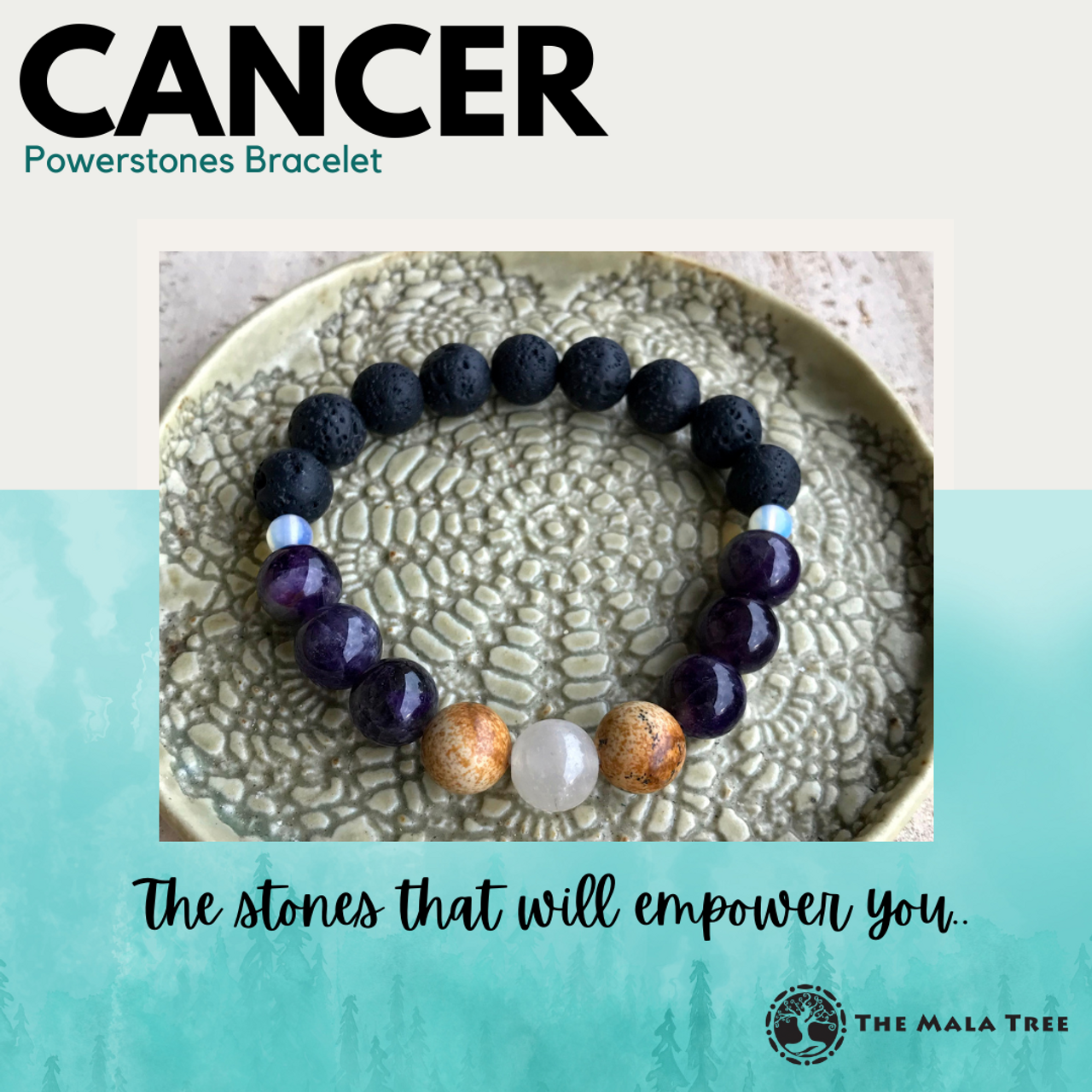 Cancer zodiac sign bracelet alcantara  sterling silver 925 Store GIORRE