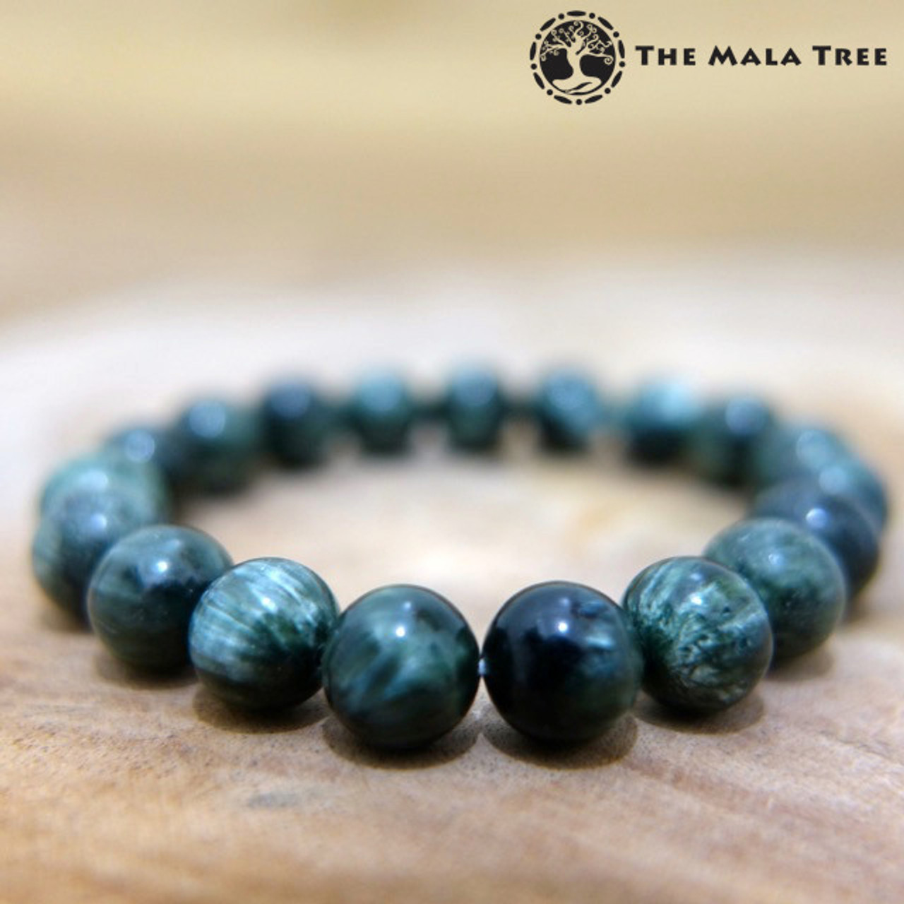 Seraphinite Green Chlorite Stretch Bead Bracelet to Connect to the  Seraphim Order Divine Feminine  Metaphysical Healing of Heart Chakra 8mm  Code WAR6188  Mangtum